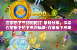 百家乐下三路如何打-策略分享，探索百家乐下的下三路玩法-百家乐下三路如何打